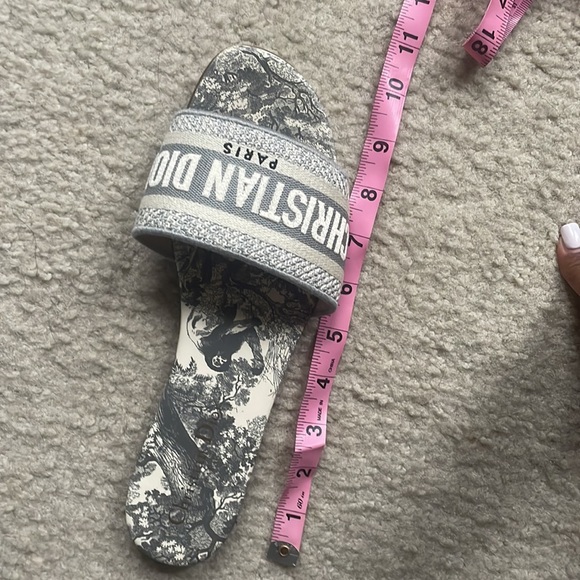 Dior Toile Gray Slides - Picture 11 of 11